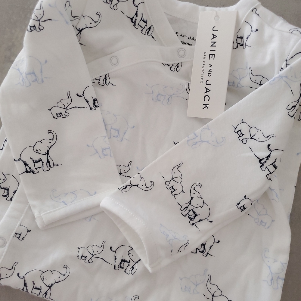 Janie and Jack  Boys Footie 6-9months